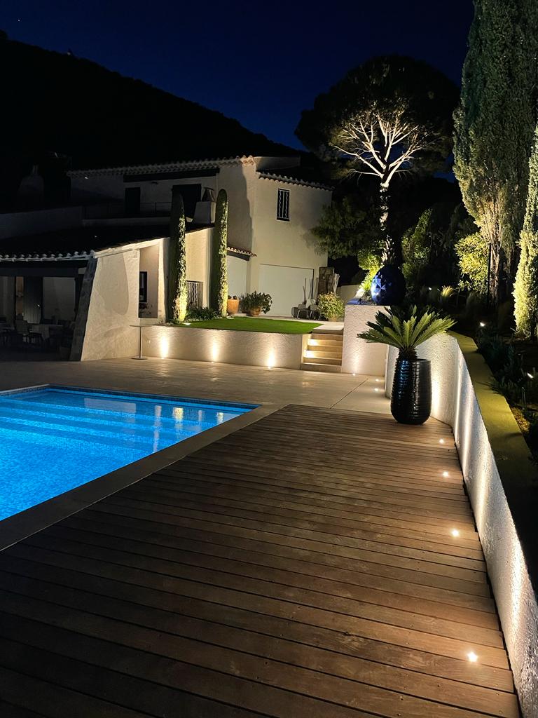 Travaux d'électricité et d'éclairage réalisés par B.V.E dans le Var